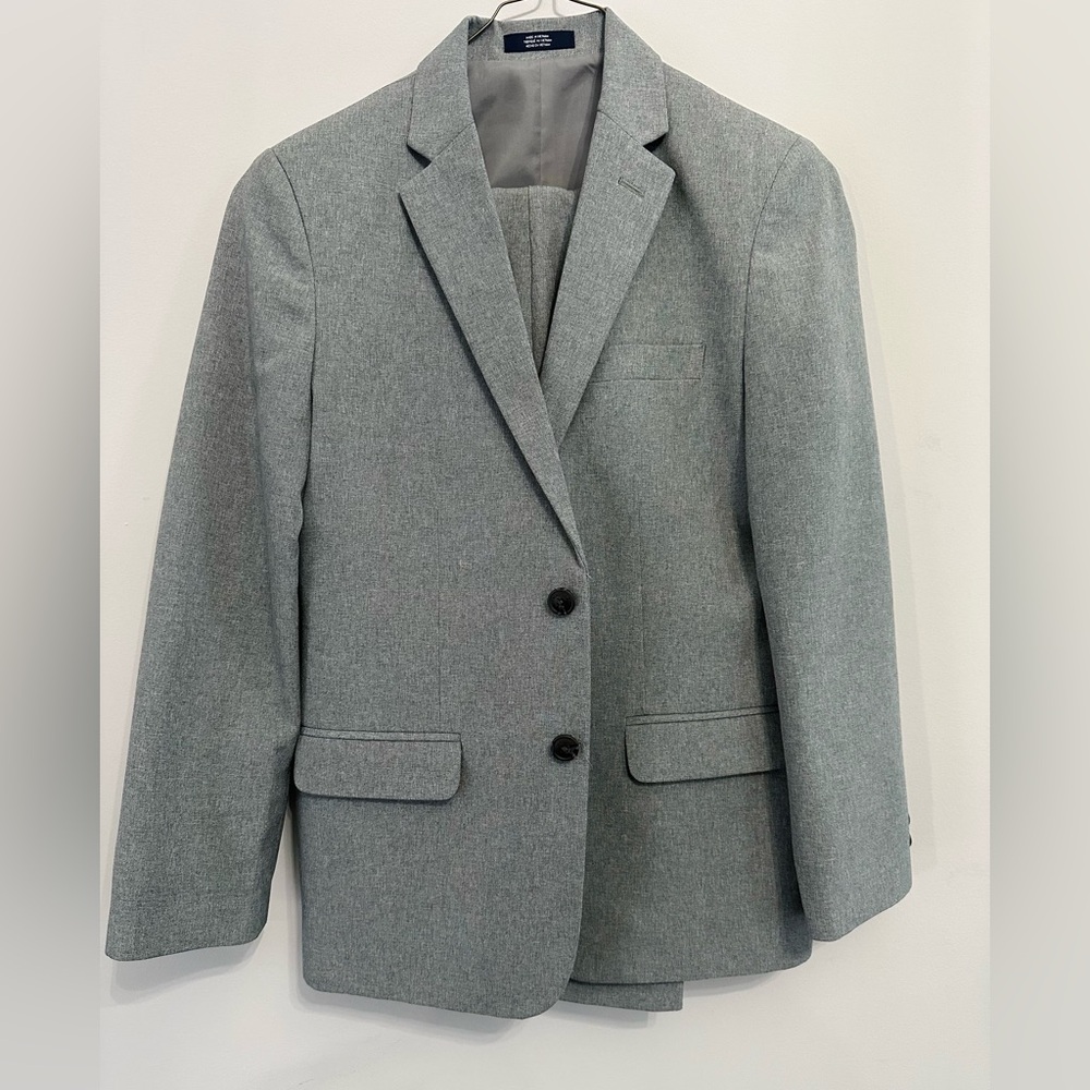 Nautica Boys' 2-piece Heather Poplin Suit size 14 - Picture 2 of 3